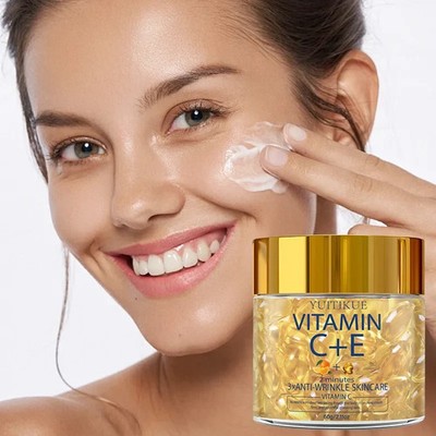YUITIKUE Vitamin C + E Anti-Wrinkle Capsules - 60g 2-Minute 3x Anti-Aging