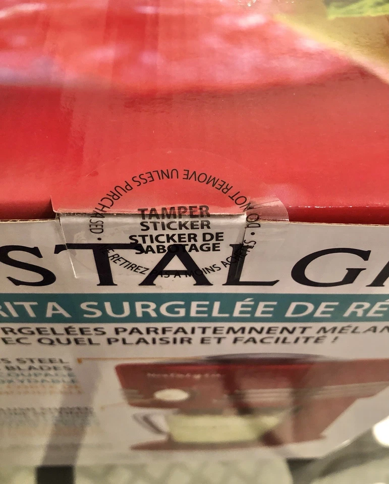 Máquina de Margarita Congelada Retro NOSTALGIA 40 OZ Capacidad **Nueva Sellada** Foto 3 de 4