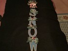 Snowman Wooden Door Or Wall Hanger 32”  — photo 3