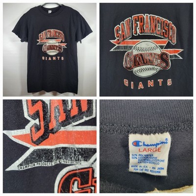 RARE VINTAGE CHAMPION PRODUCTS 1989 MLB SAN FRANCISCO SF GIANTS SHIRT SZ L USA
