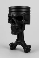 Custom Skull Piston Garage Art Man Cave Decor Hot Rod Biker Gift Engine Ornament