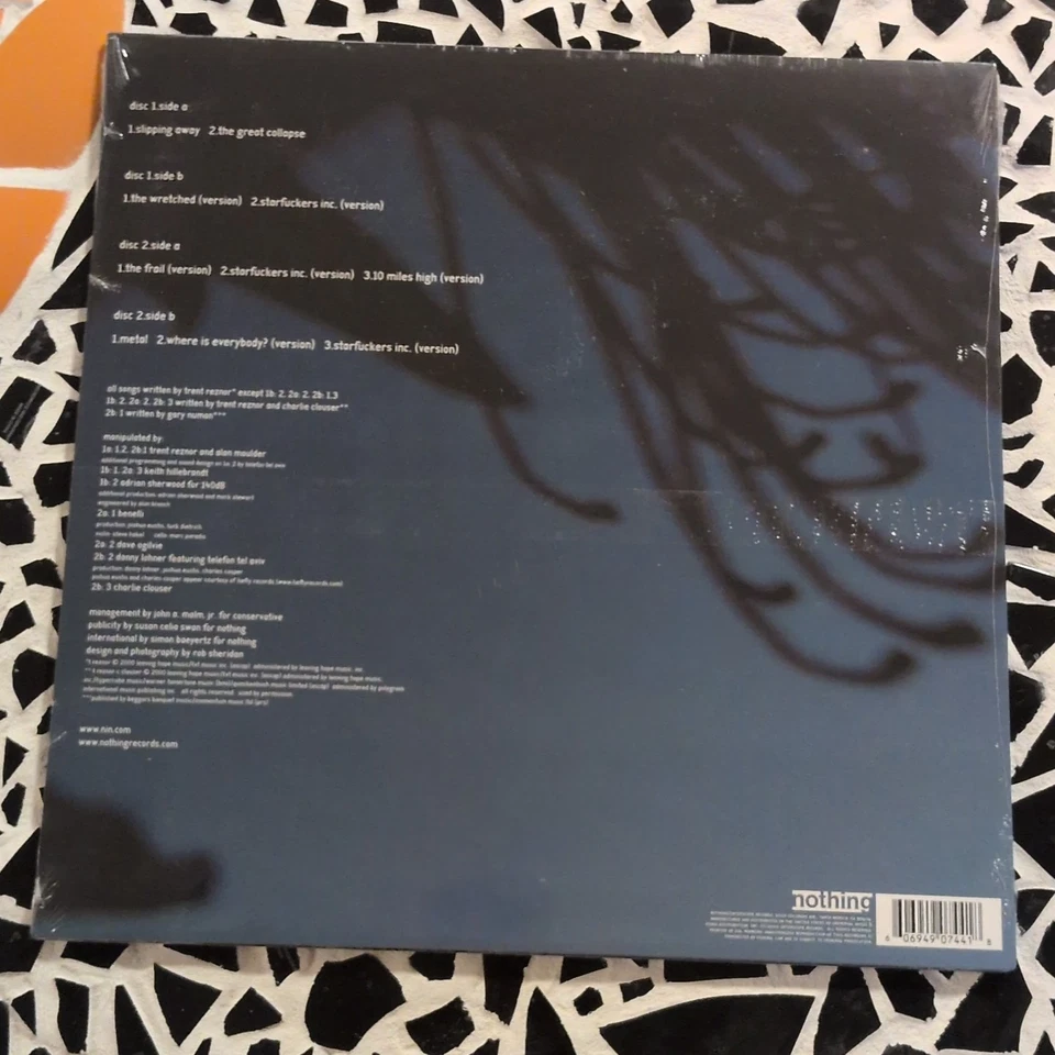 Nine Inch Nails Things Falling Apart. 2 Vinyl EPs. First Press Hype. New. Sealed - Image 3 of 4