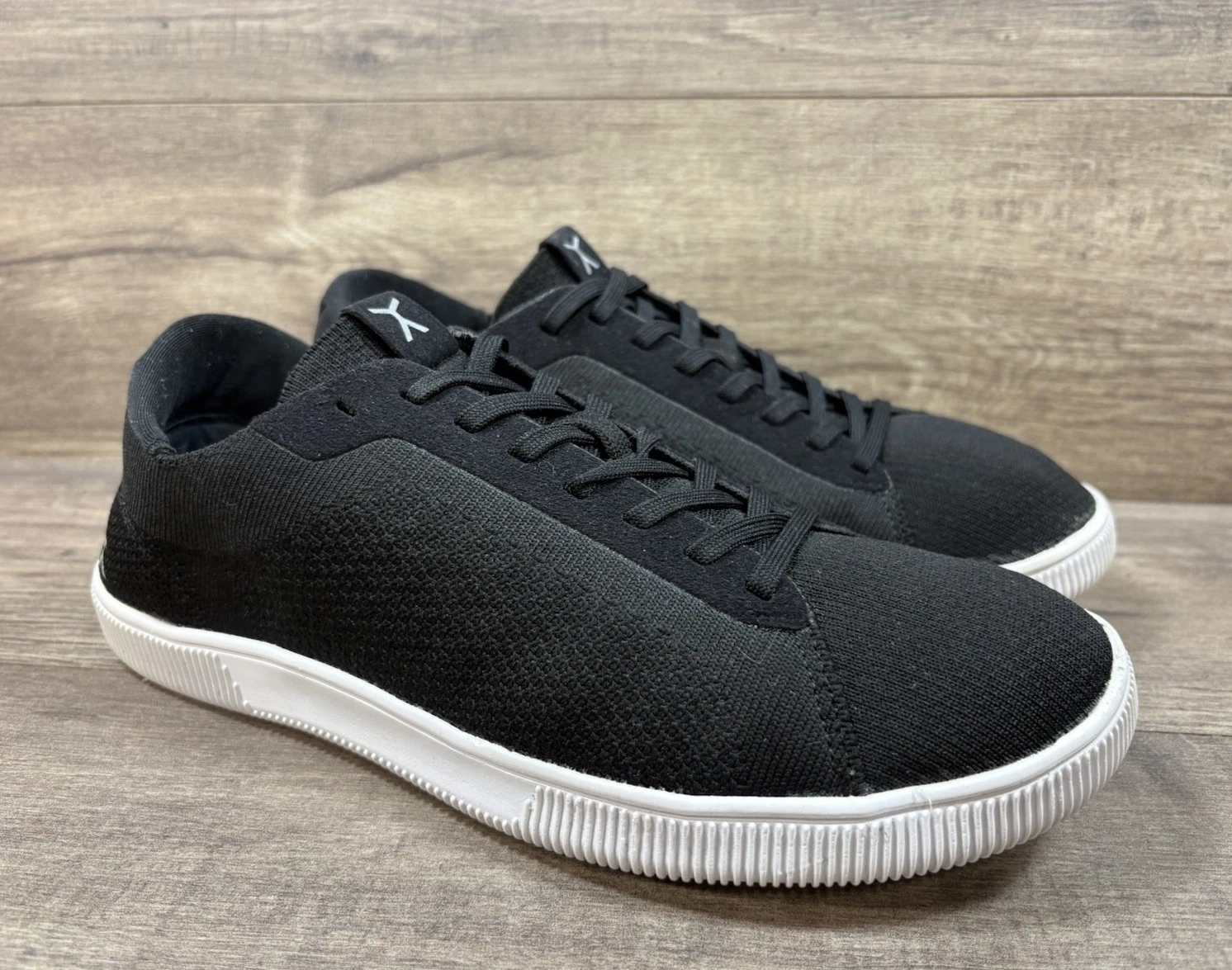 Flux Footwear Adapt Trainer Running Shoes Sneakers Black Knit Mens Size 9