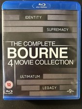 The Complete Bourne 4 Movie Collection BLU-RAY VERY GOOD CONDITION-REGION FREE