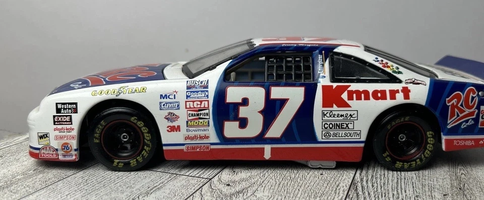 Jeremy Mayfield #37 RC Cola K-Mart Power Rangers Vintage 1997 Ford Thunderbird - Image 3 of 4