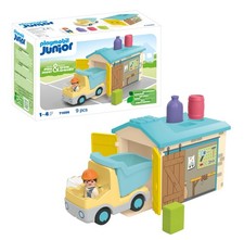 PLAYMOBIL Junior 71686 Camion con cassone, inclusi cassone ribaltabile mobile e 
