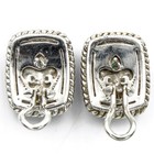 Judith Ripka Sterling Lapis Lazuli CZ Rope Twist Earrings Cuff Lot of 5 #S5666-1 — photo 8