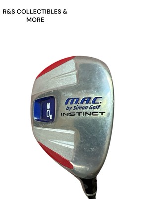 M.A.C. INSTINCT 20 Degree # 3 Hybrid by Simon Golf 39  Long RHP