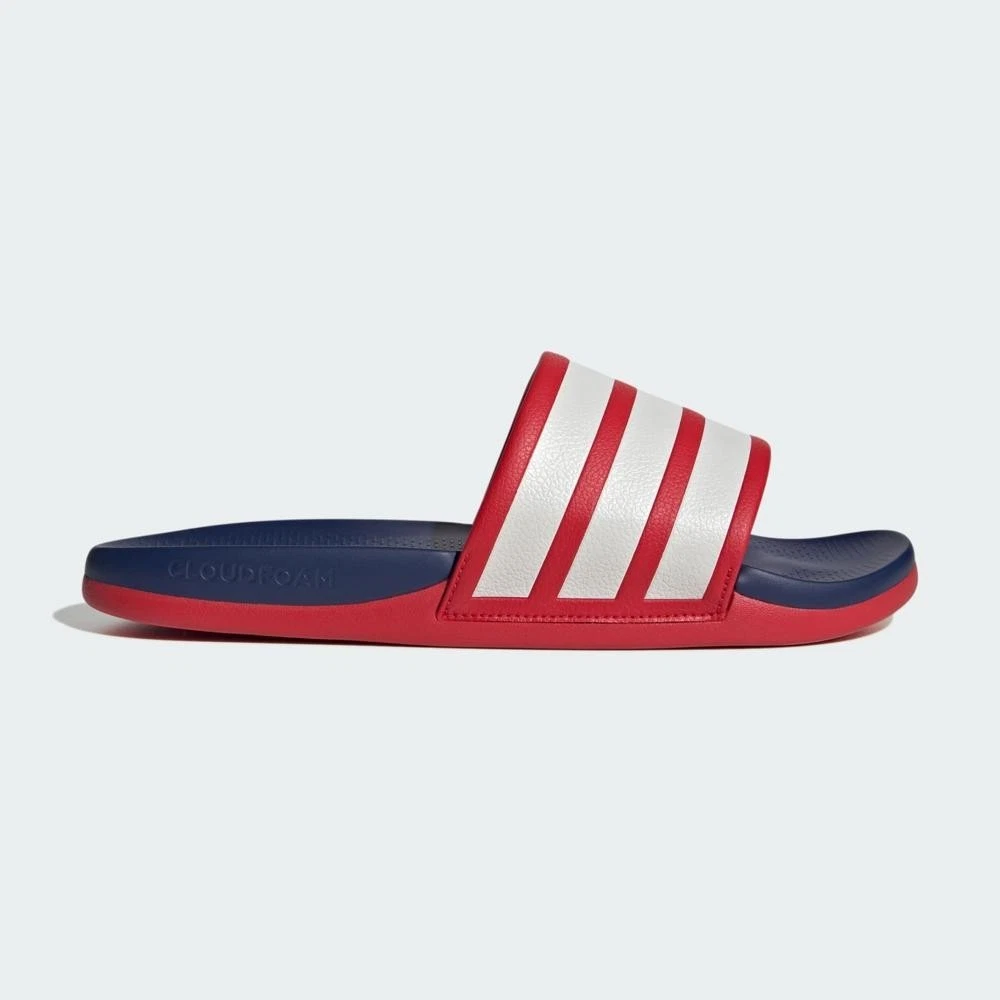 Adidas Adilette Comfort 2.0 Cloudfoam Slides Better Scarlet White HQ2469