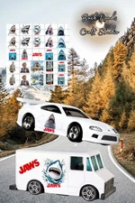 Jaws Shark Waterslide Hot Wheel Decals Instructions set of 50 Bonus JS