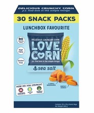 Love Corn Sea Salt Snack Packs - 30 x 20g