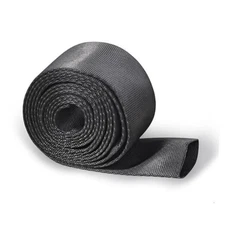  Winch Rope Protector, Universal Polyester Winch Rope Sleeve, Black 5cm x 2m