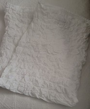 Nicole Miller Home Shams White Standard Size Cotton Two