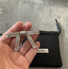 Miu Miu Bow Hair Clip. Authentic. Pre-owned. Very good conditiom.