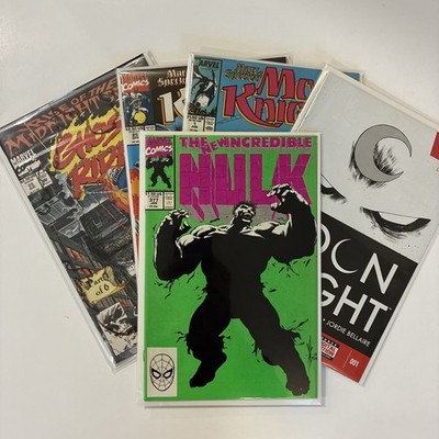 Incredible Hulk 377 Ghost Rider 28 Moon Knight 1 Marc Spector 1 25 Marvel Keys
