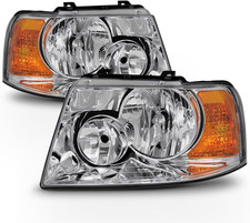 Headlights Replacement Driver Passenger Side for 2003-2006 Ford Expedition