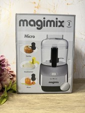 Magimix 18115 Le Micro Mini Food Processor 290 Watt 0.8 Litres Satin Steel