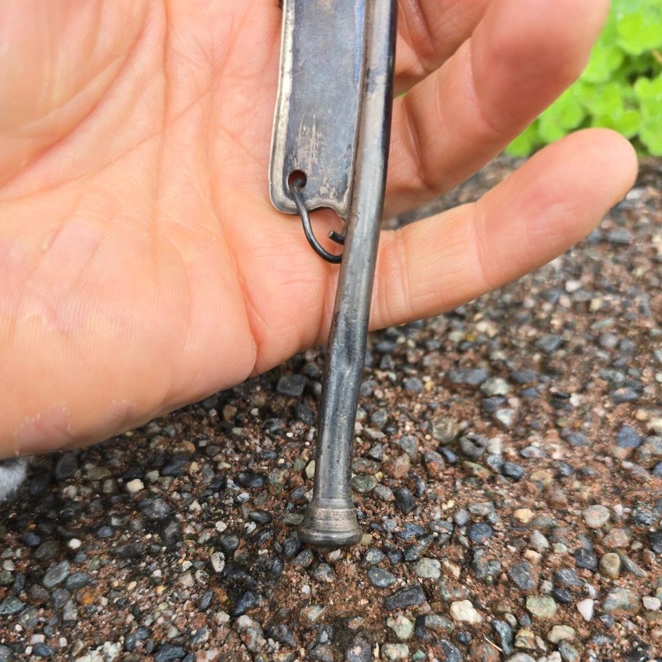 Silbato Bosun Boatswain clásico tradicional vintage de plata esterlina (1) Foto 3 de 4