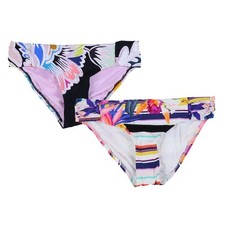 Trina Turk Womens Hipster Bikini Bottom Swimsuit Swim Separates Floral 4 6 New