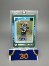 Xavier Legette 2024 Clearly Donruss Green Rated Rookie Auto 16/25 Card #66