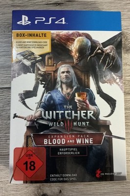 The Witcher 3 Wilde Jagd - Blood And Wine - Playstation 4 Sony PS4 - sehr gut -