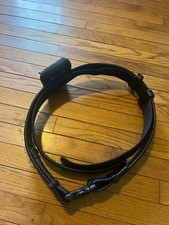 duty belt basketweave with belt keepers and handcuff pouch