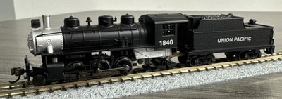 Bachmann N Scale #51558 Prairie 2-6-2 & Tender Union Pacific #1840 NOS & Tested!