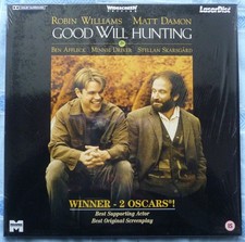 Good Will Hunting - Matt Damon Robin Williams - PAL Laserdisc Mint cover / disc