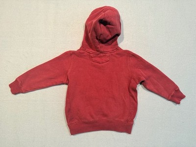 Eddie Bauer 2T Toddler Hoodie Red Buck Deer Outdoor Hunting Pullover Sweatshirt