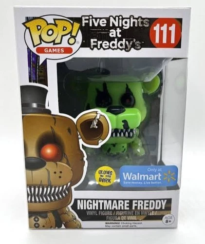 Funko POP Five Nights at Freddys Nightmare Freddy Glow Dark 111 FNAF GITD