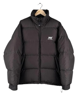 Vintage Y2K Helly Hansen Puffer Jacket Mens Size M Brown Oversized