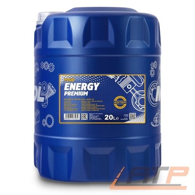 20 L MANNOL ENERGY PREMIUM 5W-30 MOTORÖL FÜR MB 229.52 BMW LL-04 VW RN0710 
