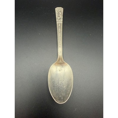 1939 New York World's Fair THEME Bldg. Collector Spoon Exposition Silverplate
