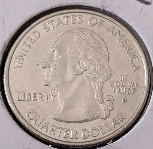 2005 P West Virginia State Quarter Reverse Cud Die Break Mint Error Coin - Picture 5 of 13