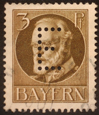 Bayern Dienstmarke Mi,-Nr 12