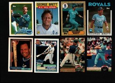 George Brett 1986 1987 1989 1991  1992  Topps Stadium club  Baseball Cards