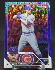 Trey Mancini 2023 Topps Series 2 Blue Foil #’d/999 #593 Chicago Cubs Color Match