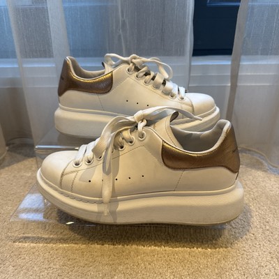 ALEXANDER MCQUEEN LEATHER Trainers Size UK