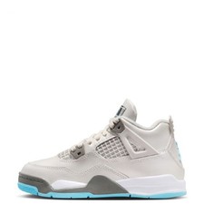Little Kid's Jordan 4 Retro Photon Dust/Blue Chill HV4682 014 