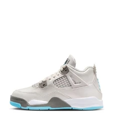 Little Kid's Jordan 4 Retro Photon Dust/Blue Chill (HV4682 014)