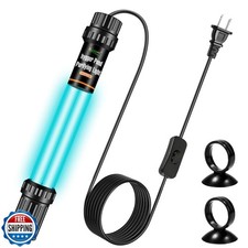 hygger 32W Aquarium U-V Light for 200-2200 Gallon, Pond Water Clarifier for G