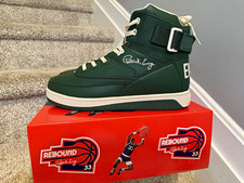 Ewing Athletics 33 Orion Strap Men's High Top Sneakers Green/Cream Lace-Up