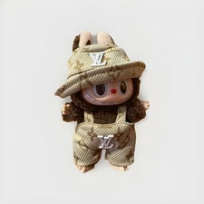 Clothes Outfit for Labubu Overalls And Hat Brand New (No Doll)