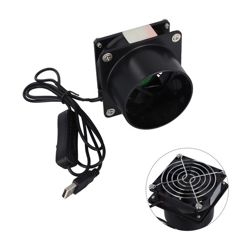 Ventilateur D'Échappement USB Compact Pour Cuisine - Vitesse Réglable, Hotte Portable Sans Installation