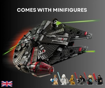 Star Wars The Dark Falcon Bausteine MOC 1579 Teile (75389) mit 6 Figuren