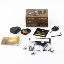 Swampfox Liberty 1x22mm 3MOA Micro Reflex Green Dot Sight For RMR Footprint New