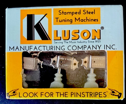 Kluson Vintage Double Ring Nickel Tuners  For Gibson Guitars New In Box