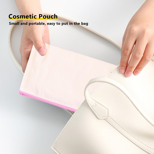 15 Pack Blank Cotton Canvas DIY Craft Zipper Bags Pouches Pencil Case for2175 - Picture 3 of 8