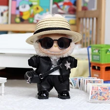 Doll Clothes Accessories Set for Labubu Plush Doll,Fits43cm Dolls (No Doll)