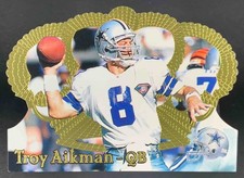 Troy Aikman 1995 Pacific Crown Royale Cowboys Gold